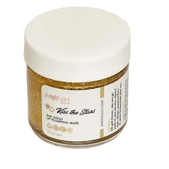 Amnh Skincare Kiss The Stars 24K Gold Lip Plumping Mask NEW NWT Makeup Gloss - Picture 1 of 3
